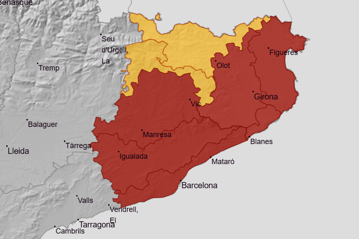 Red ‘danger to life’ weather warnings for Spain’s holiday hotspots