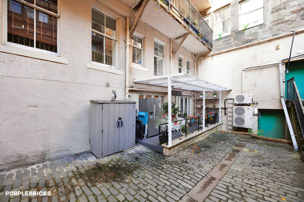 Edinburgh two-bedroom flat with private balcony on the market for £330,000 (aff)