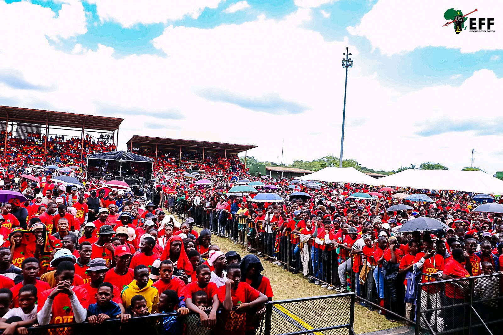 Thousands of EFF Supporters Gather in Mpumalanga as Malema Prepares for Major Rally