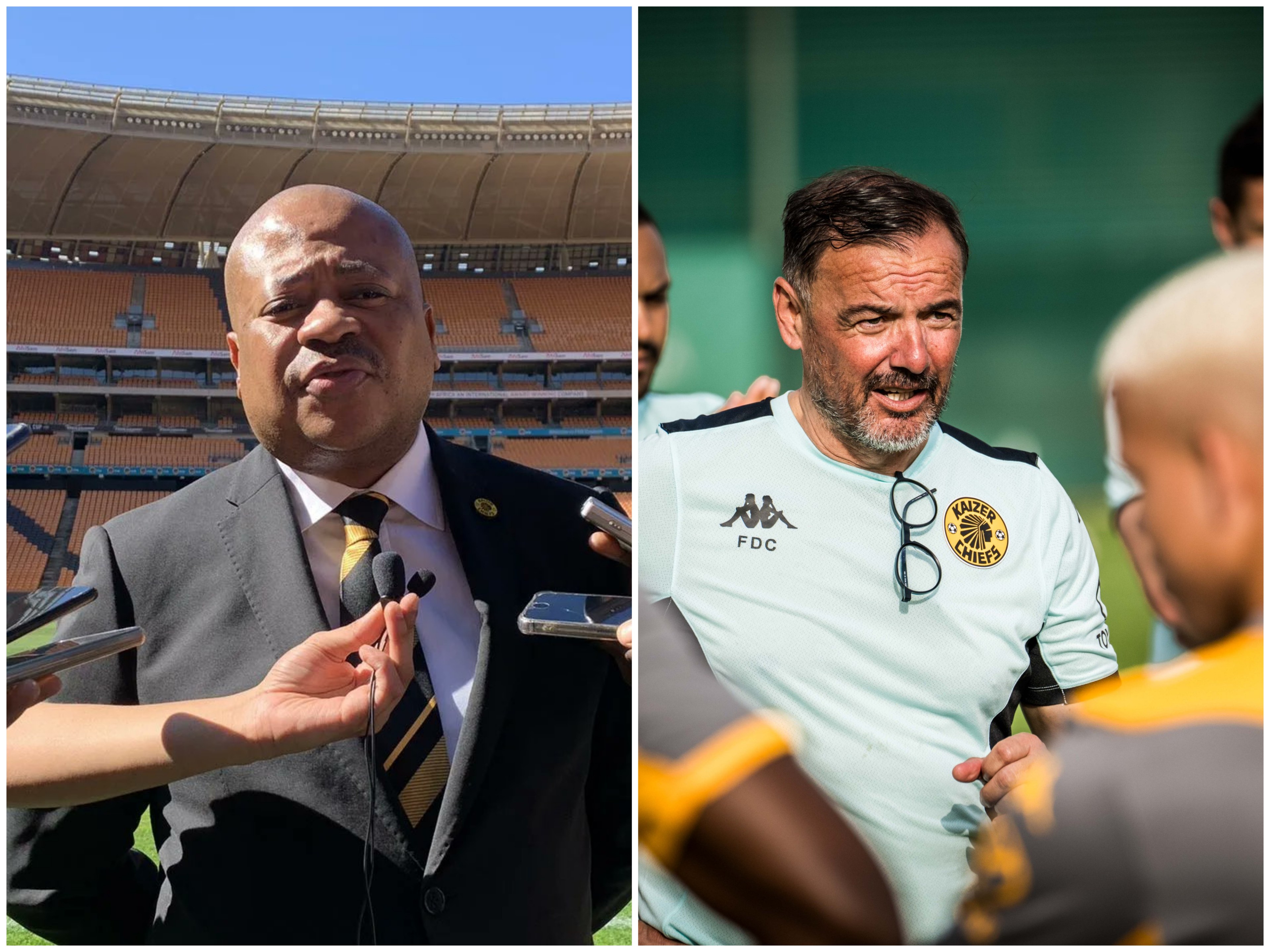 Bobby Motaung Throws His Weight Behind Fernando Da Cruz Amid Kaizer Chiefs’ Inconsistent Results