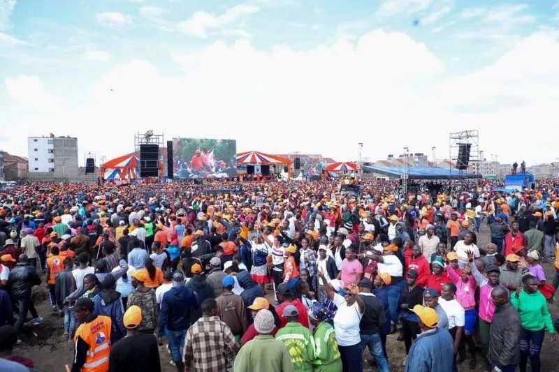 Jacaranda turns orange as ODM marks final day of Mwezi wa Baba