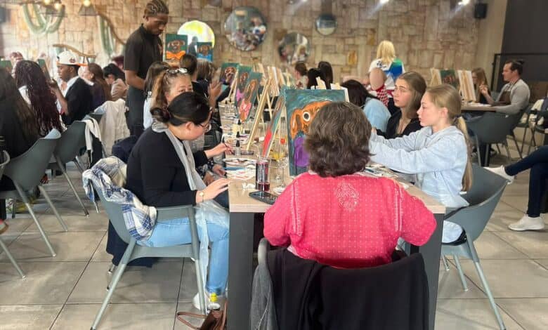 Paint for a purpose at Kempton Park feral cat fundraiser