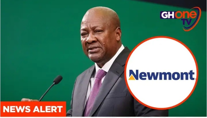 Mahama Says Illegal Mining Has Destroyed 12,000 Acres of Land, Praises Newmont’s Reclamation Efforts