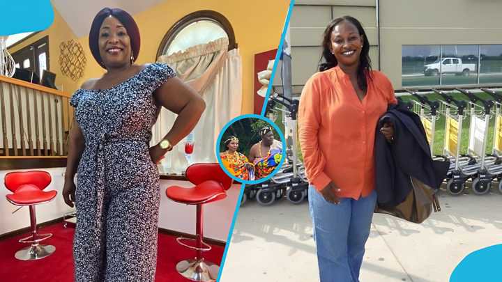 Kyeiwaa and Her Husband Michael Kissi Asare Spotted Together at Funeral in the US