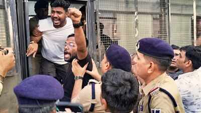 When road to protest ends at a railway stop