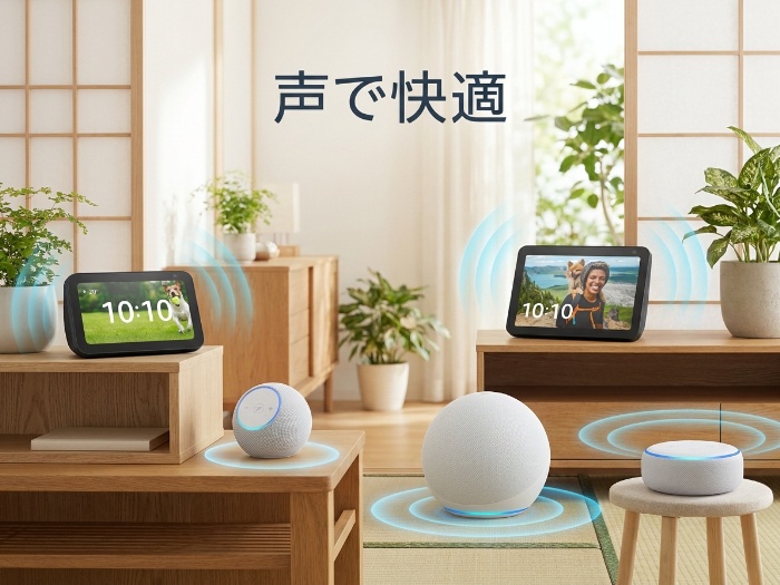 音も映像も、声ひとつで。最新Alexaデバイスおすすめ5選