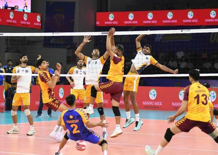 Punjab AeroStrikers Beat Ayodhya Garjan 2-1; Tamil Titans Qualify for VCL Super 6
