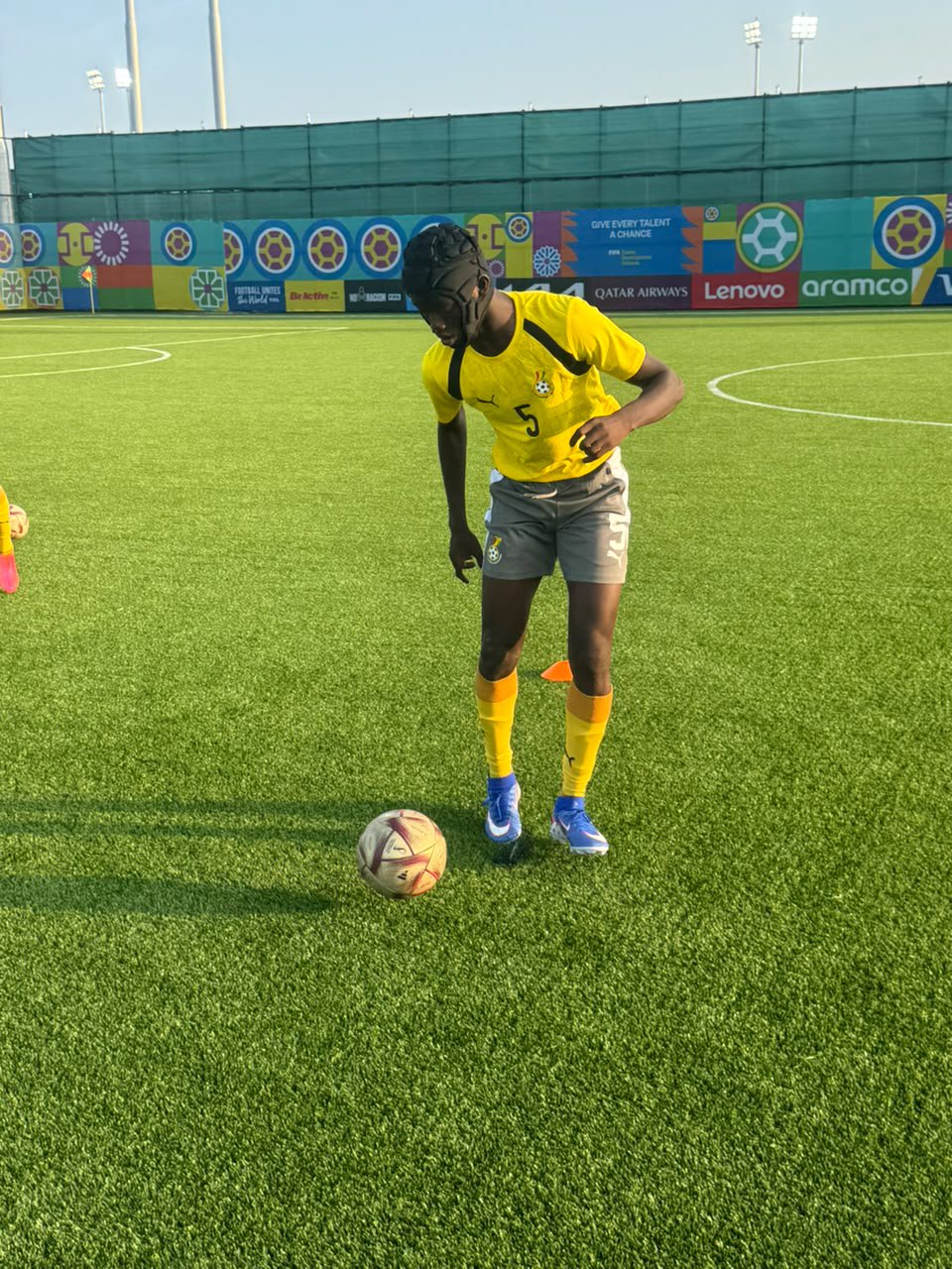 PHOTOS: National U-15 Boys hold first training session in Azerbaijan ahead of FIFA World Cup and Festival