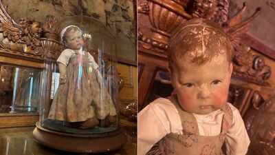 A Washington family seated a Victorian doll named Michael at dinner whenever 13 guests arrived; today, the house is a museum preserving their unusual tradition