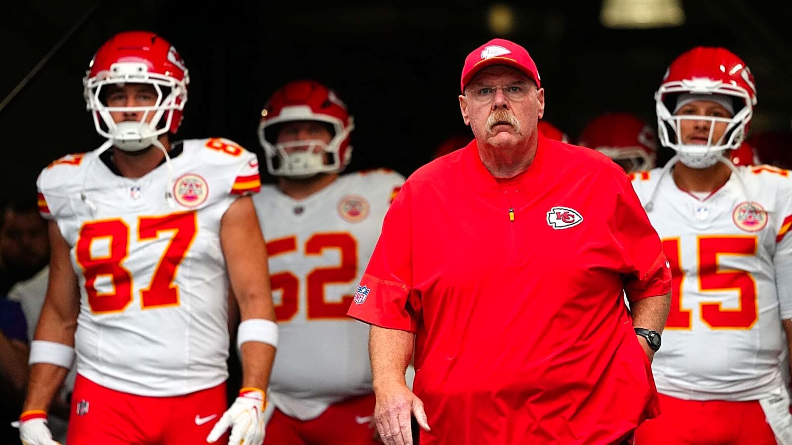 ‘Let’s give ’em one’ – Inside the Kansas City Chiefs’ locker room as Andy Reid leads Raiders win celebration