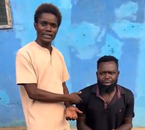 “I beg you Mahama please forgive me” – Young man apologises over Atta Mills remark at La Pleasure