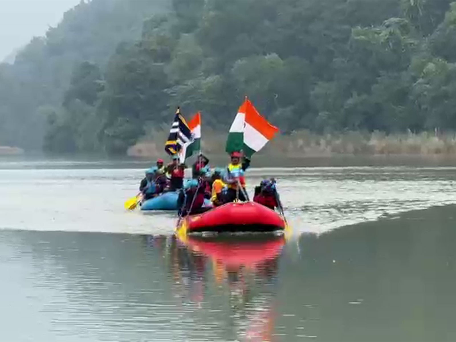 Uttarakhand: Army Service Corps Battalion completes 145-km rafting expedition from Rudraprayag to Rishikesh to mark 12th reunion