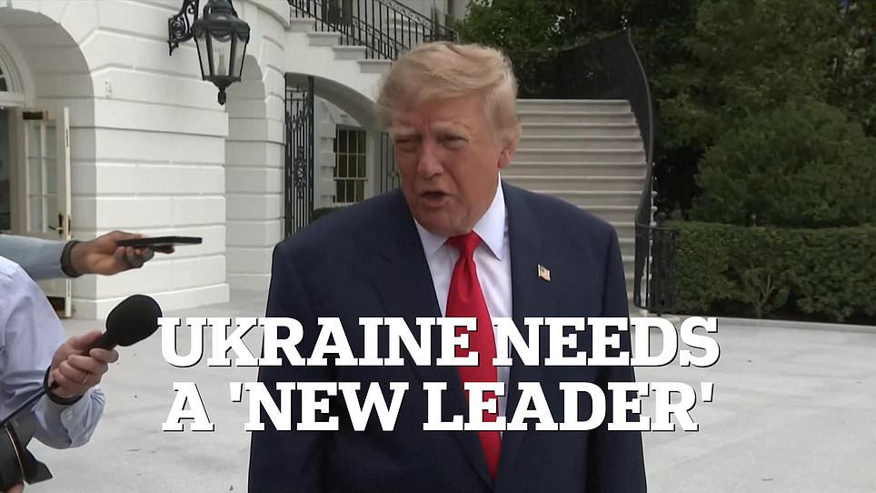 Trump tells Ukraine to ‘get a new leader’ as he lashes out at Zelensky