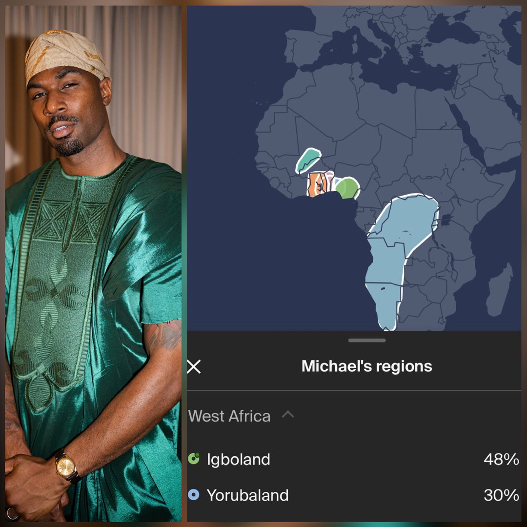 “I’ve always known myself as half Nigerian, half Jamaican, only to discover I’m 48% Igbo” – BBNaija star Mike Edwards reveals DNA test results