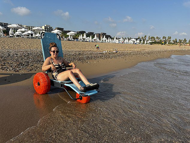 A wheelchair, a beach and the freedom of the sea – is this Europe’s most accessible resort?