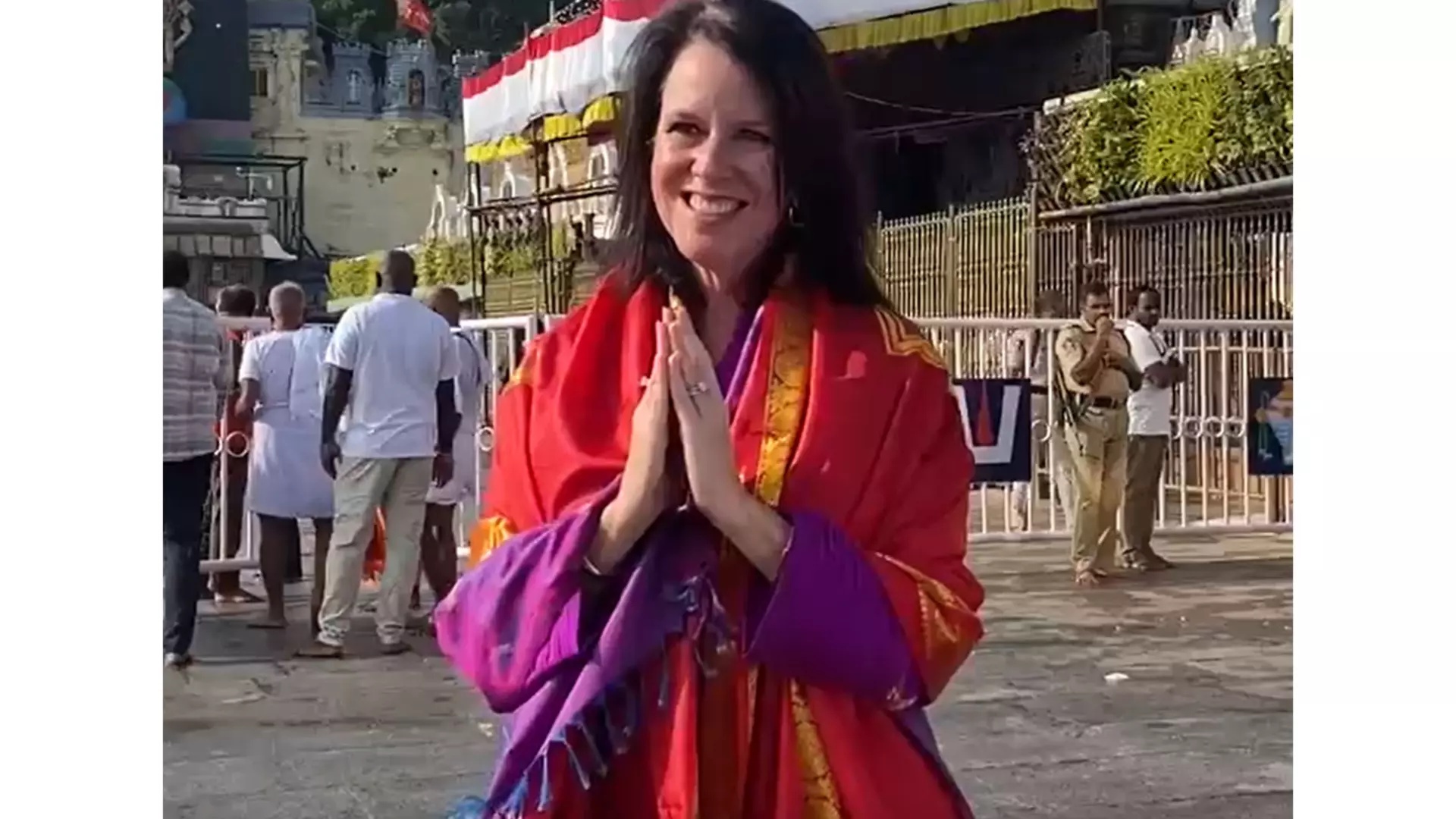 US Consul General Offers Prayers at Tirumala