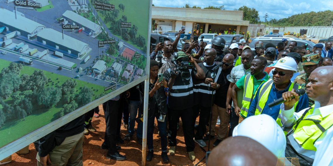 Bechem to Become Ghana’s Chicken Capital as Poultry Processing Factory Reaches 50% Completion – Mahama