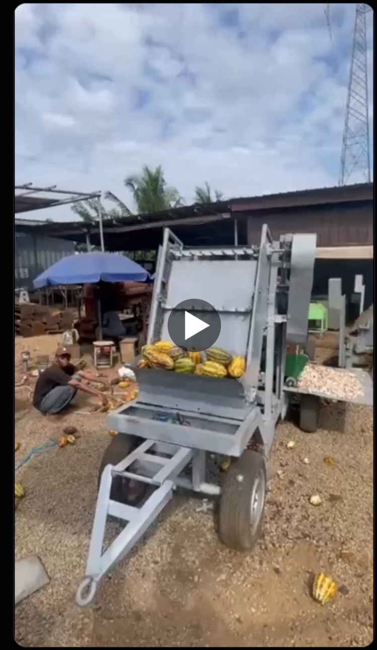 Farmers May No Longer Need To Break Cocoa By Hand — KNUST Students Unveil Impressive Machine