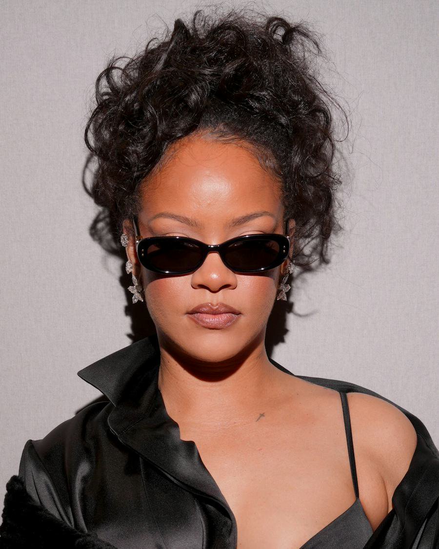 Rihanna Dresses Up Leggings and Leather for A$AP Rocky’s Runway Show