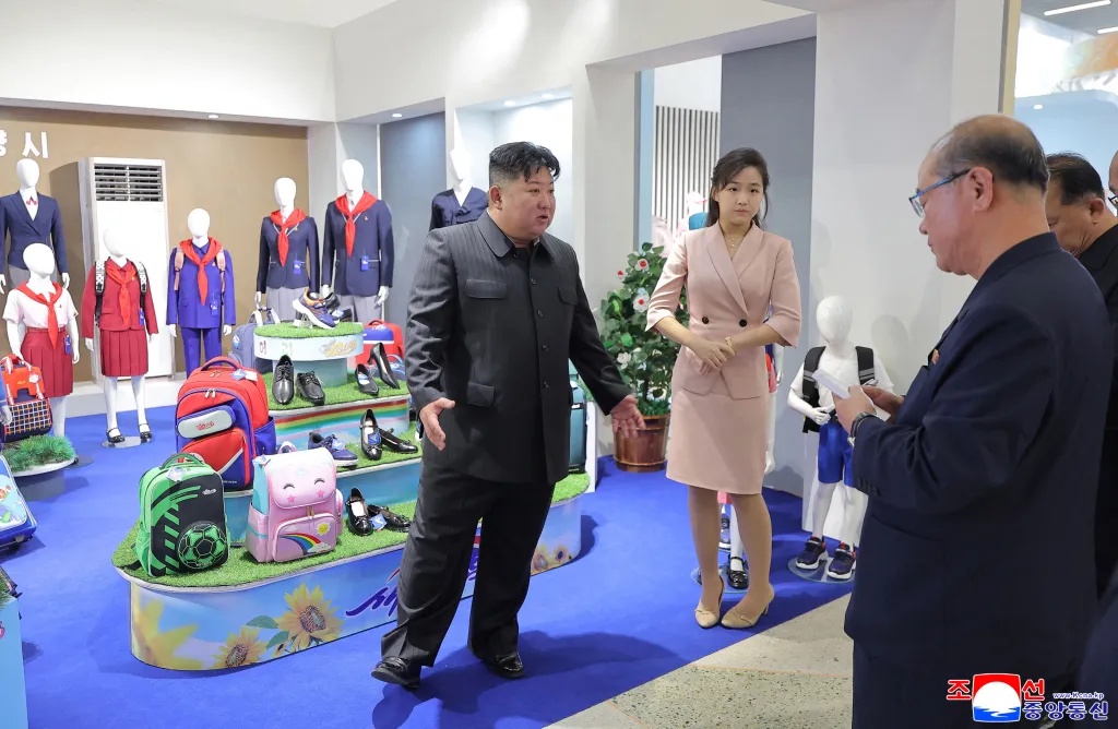 North Korea shares photos of Kim Jong-un inspecting pink trainers as ‘proof of life’ after rumours tyrant died