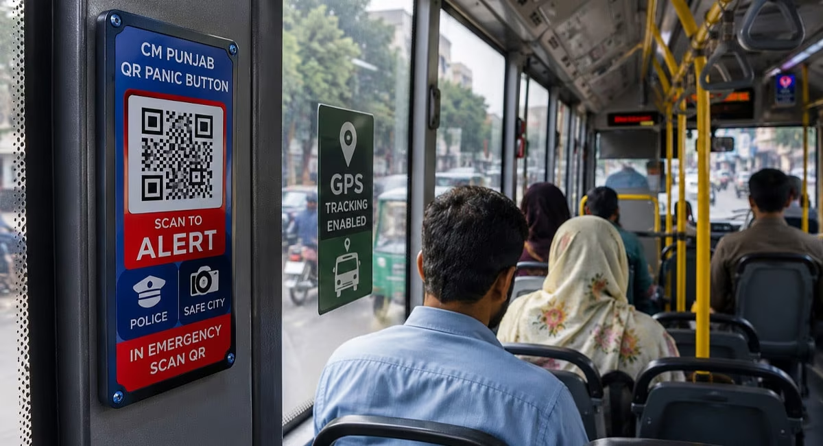 Over 82,000 QR pink buttons installed on public transport in Punjab: CTO