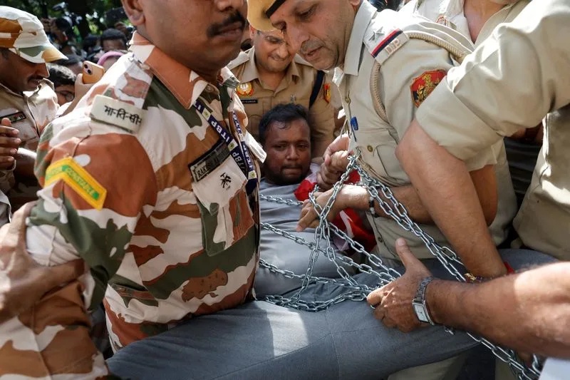 Indian police detain several people in Gen Z-led protests against voter roll changes