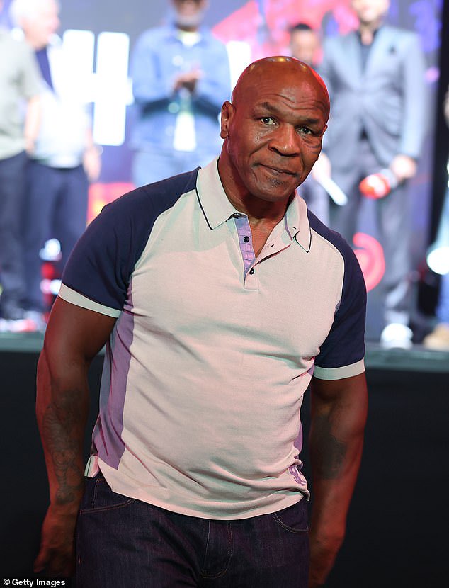 ‘He’s not a p***y President’: Mike Tyson launches wild defense of Trump and says president has overcome problems ‘only black people deal with’