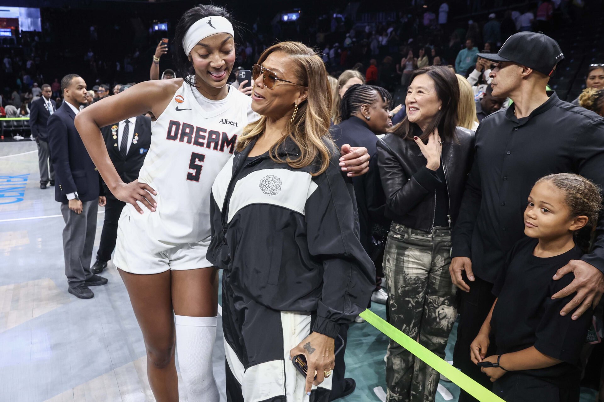 Angel Reese, ‘A Different World’ cast link at WNBA semis has fans calling for cameo