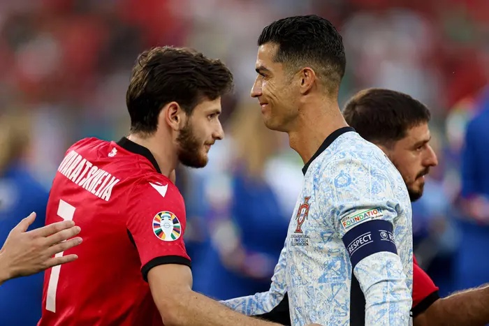 Ronaldo sends powerful message to Kvaratskhelia after ACL injury