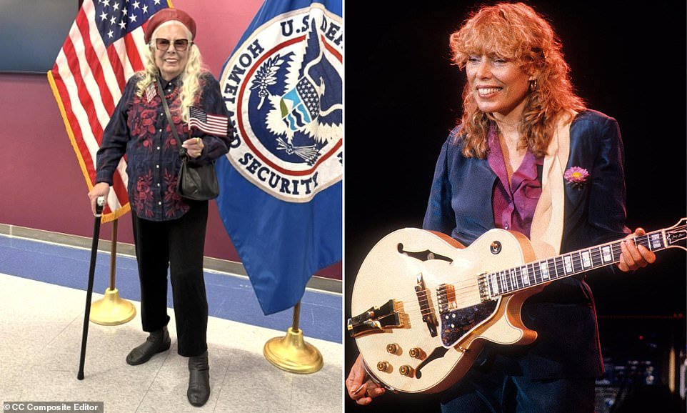 Joni Mitchell is now a US citizen
