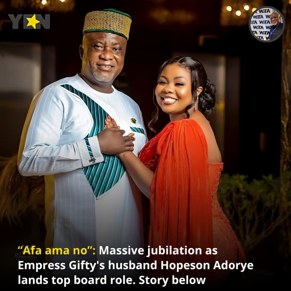 His Hard Work Has Paid Off:Hopeson Adorye, Husband of Empress Gifty, Achieves Major Career Milestone