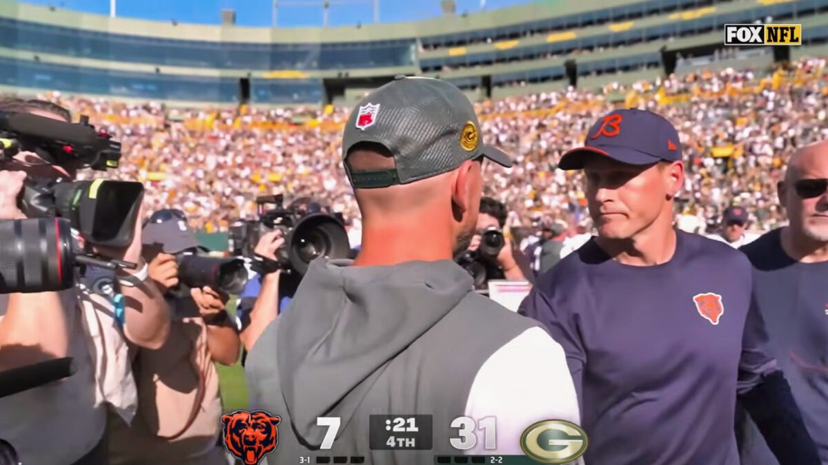 FOX Cameras Were Ready For Ben Johnson & Matt LaFleur’s Postgame Handshake — These 2 Clearly Hate Each Other [VIDEO]