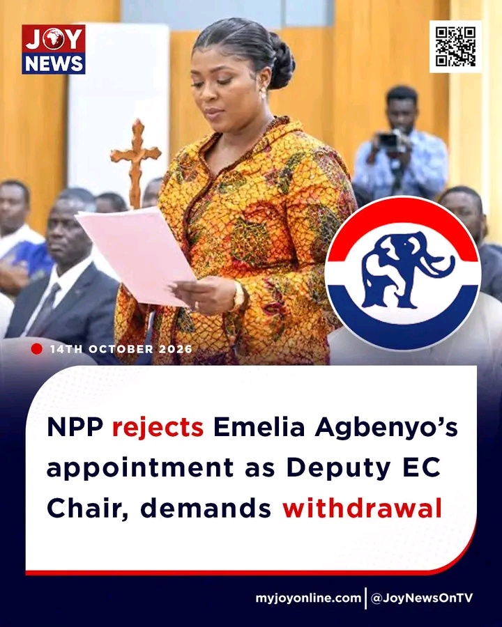 NPP Rejects Emelia Agbenyo’s Appointment As Deputy EC Chair, Demands Withdrawal