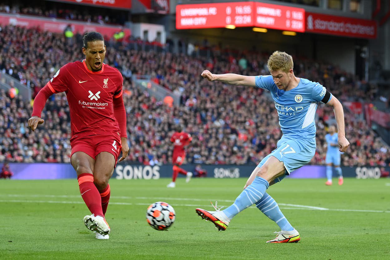 How Liverpool’s clash with Manchester City casts awkward new light on Premier League’s big-money model