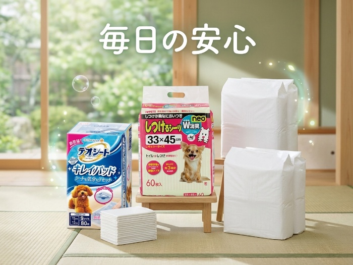ペットの快適ライフをサポートする、最新トイレ用品をご紹介！