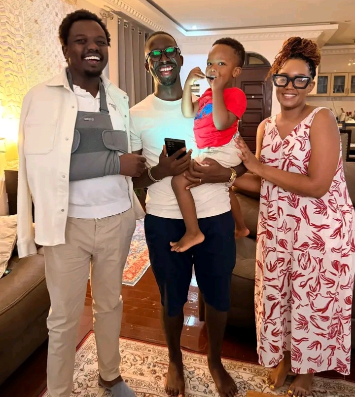 George Ruto Sparks Concern After Appearing in Arm Sling in Family Photo