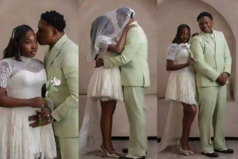 Tobi Makinde celebrates court wedding with wife