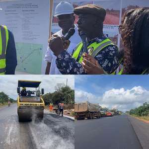 Big Push: Kofi Job completes first phase of Tepa-Marban-Goaso Road 15 months ahead of schedule