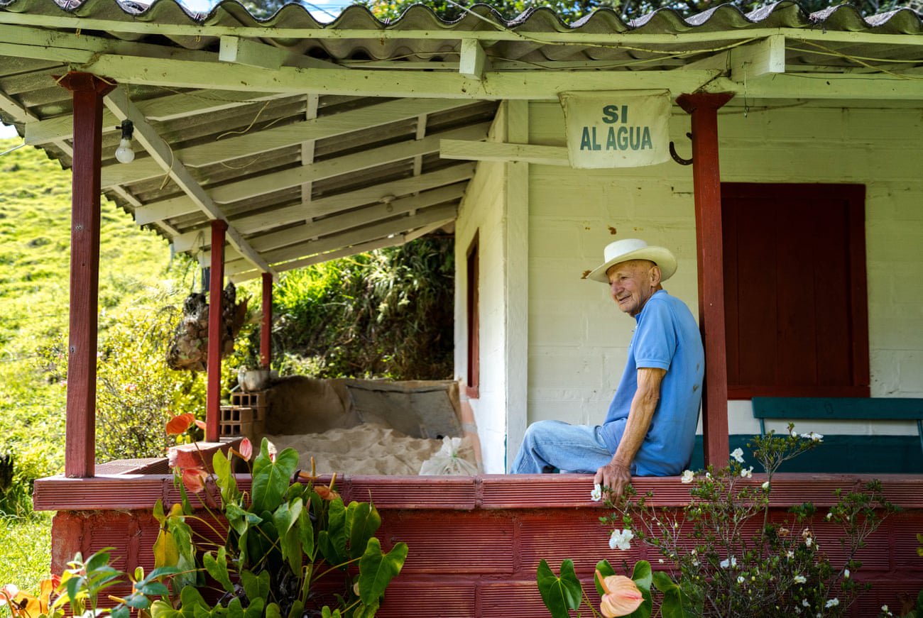 ‘Water yes, mining no!’: the 87-year-old farmer who became a nature hero in Colombia