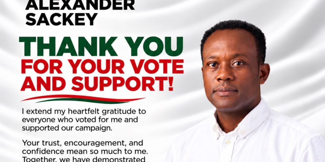 Alexander Sackey re-elected NDC Sekondi Constituency chairman