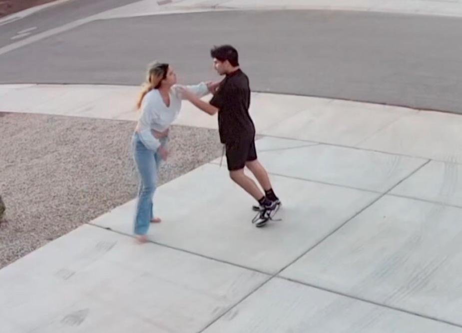 Moment screaming mom brawls with man who charged her home, booted her daughter — before attacker gives bizarre excuse