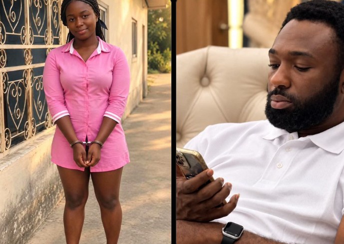 Lover In Handcuffs After Girlfriend Helped Him Kill Phone Dealer In Cold Blood