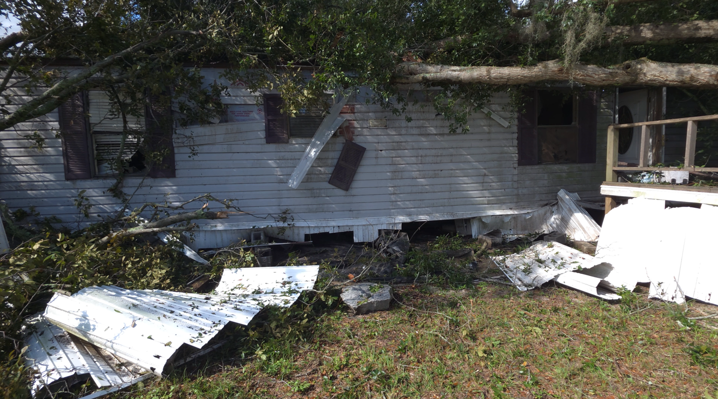 3 people inside damaged mobile home as tornado tears through Screven and Bulloch counties