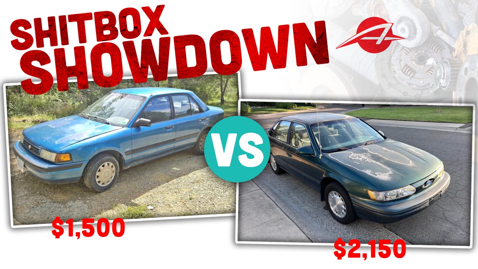 Pick A Cheap Faded Four-Door: 1993 Mazda Protege vs 1995 Ford Taurus
