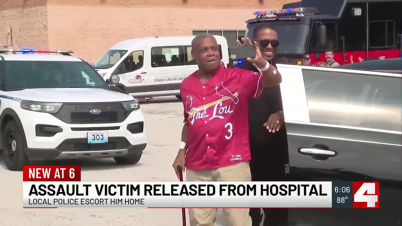 Police escort 63-year-old who was beaten after a North County fender-bender home