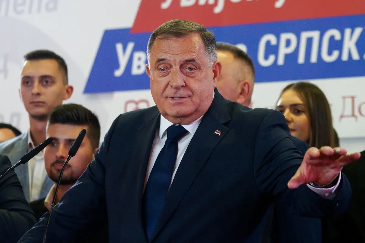 Serb separatist Dodik declares victory in Bosnia vote as ethnic tensions and EU hopes collide