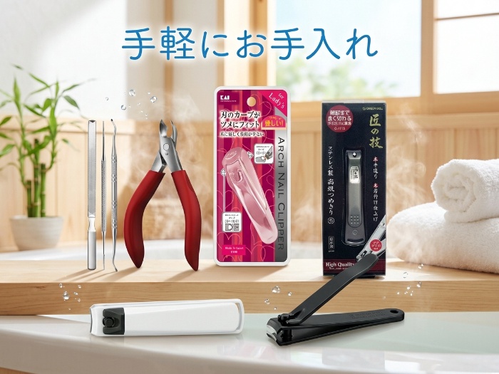 爪を美しく保つための最新爪切り特集