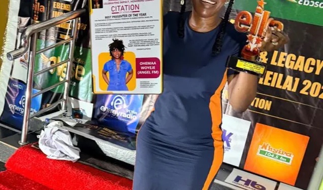 Ohemaa Woyeje wins best presenter at Ebenezer Impact and Legacy Awards