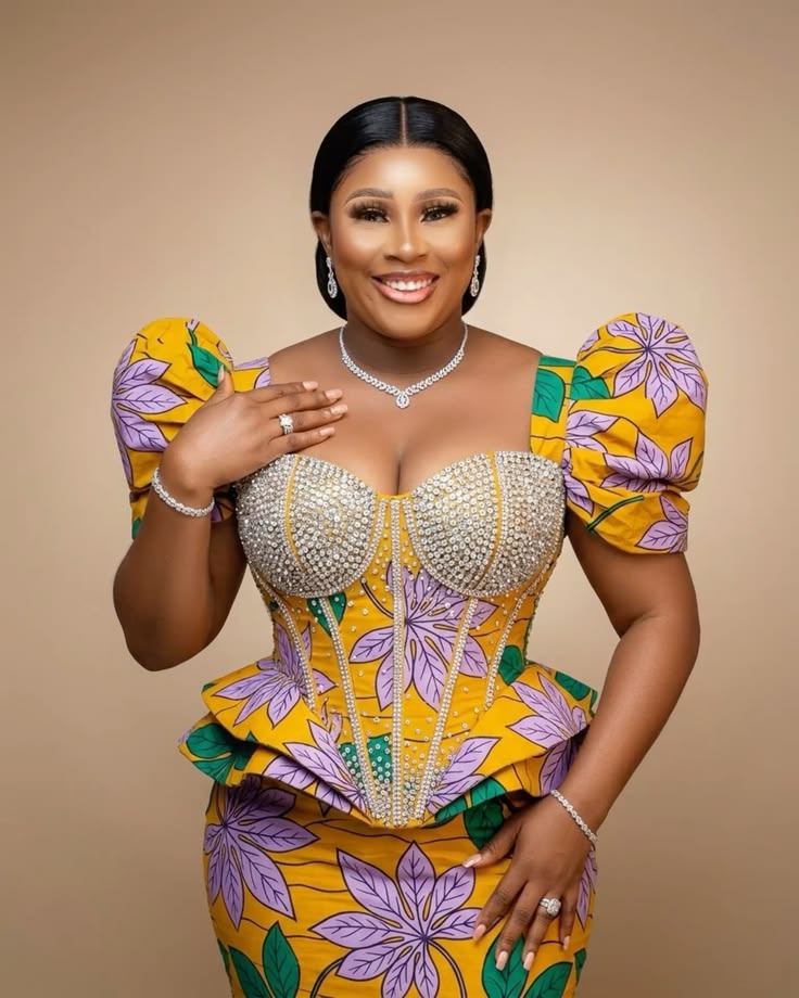 Ankara Skirt and Blouse Styles That Will Make You Look Beautiful and Unforgettable