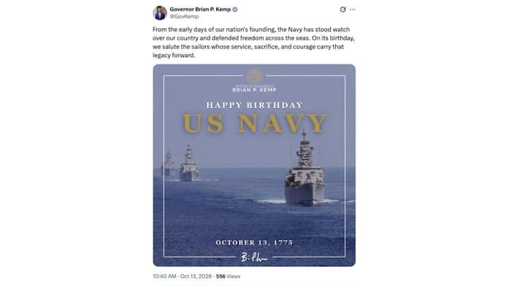 Watch: US governor posts Indian warships’ photo in tribute to US Navy